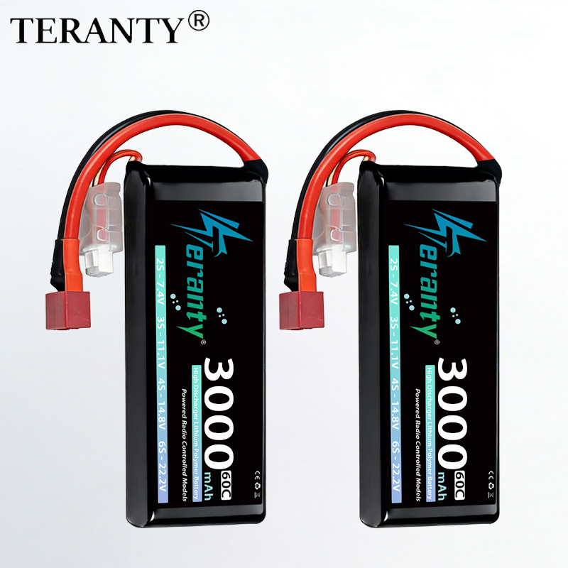 Rc Hobby Vehicles - TERANTY 2S 3000mAh Lipo Battery 7.4V