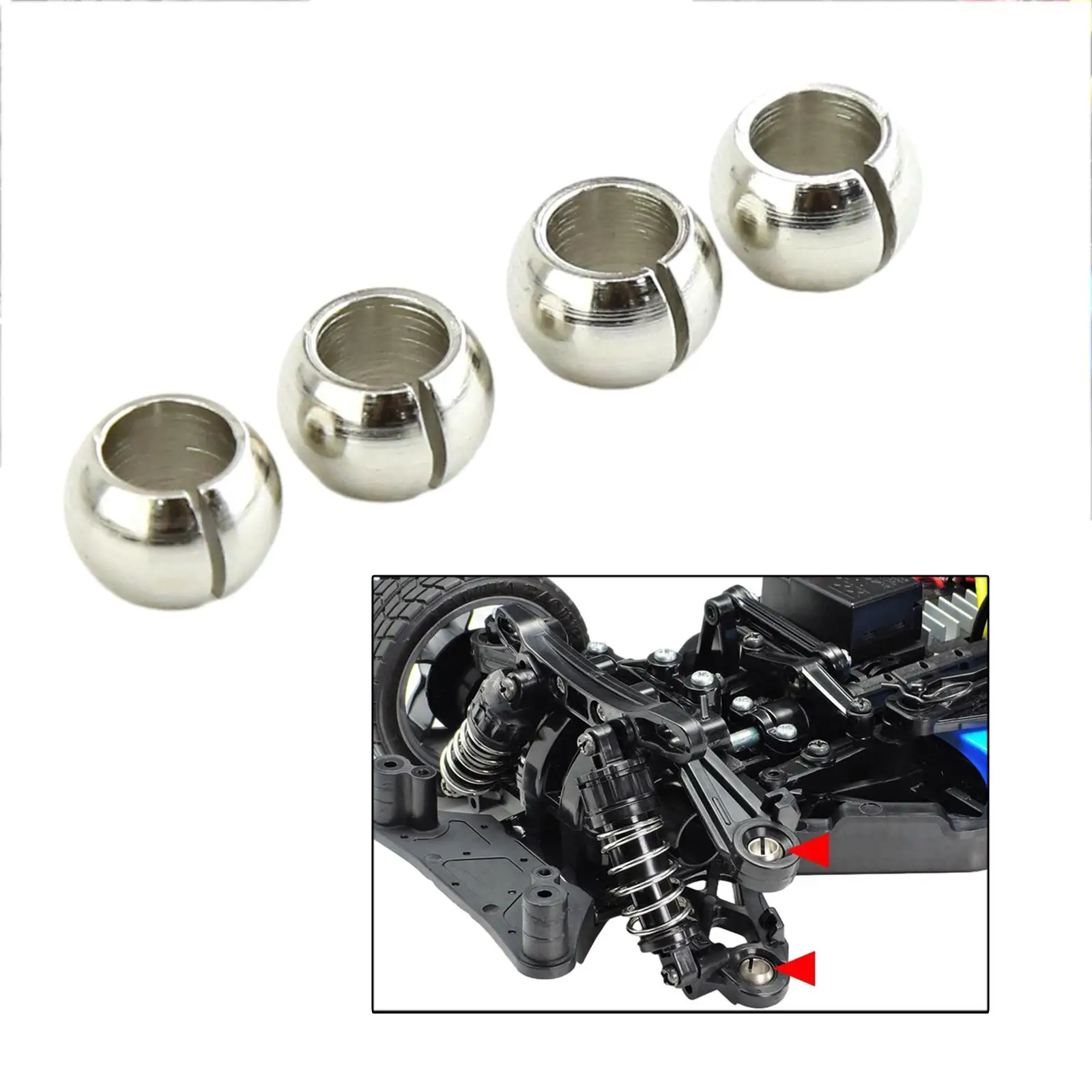 Rc Hobby Vehicles - 4PCS Low Friction Ball Durable Parts
