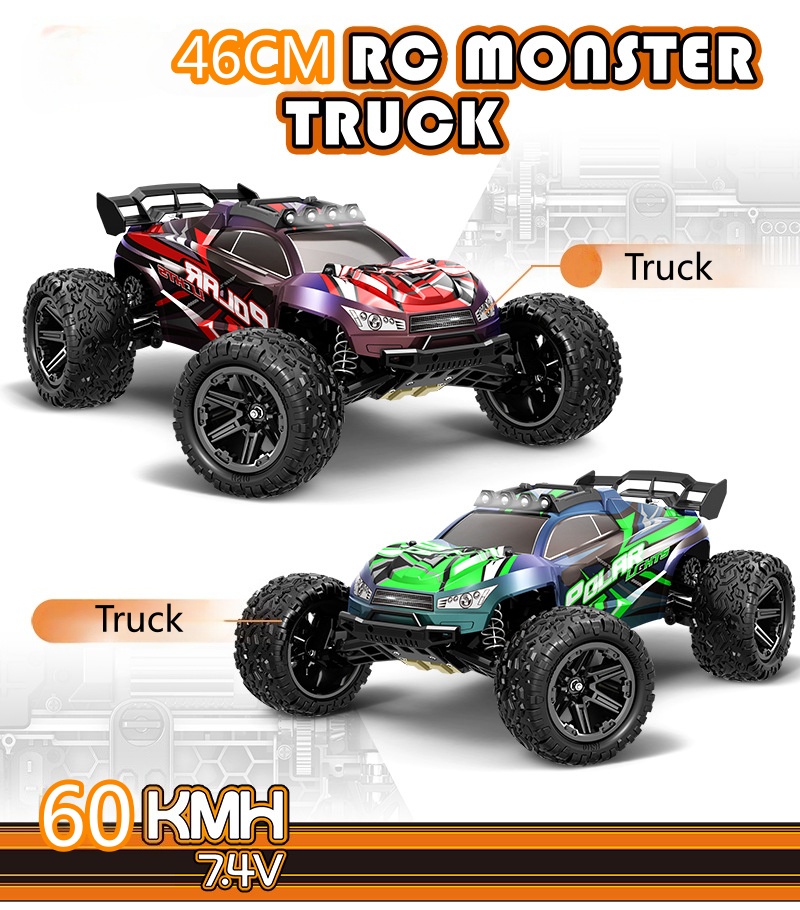 Rc Hobby Dump Truck - 1:8 Large Size RC Car 60KM/H