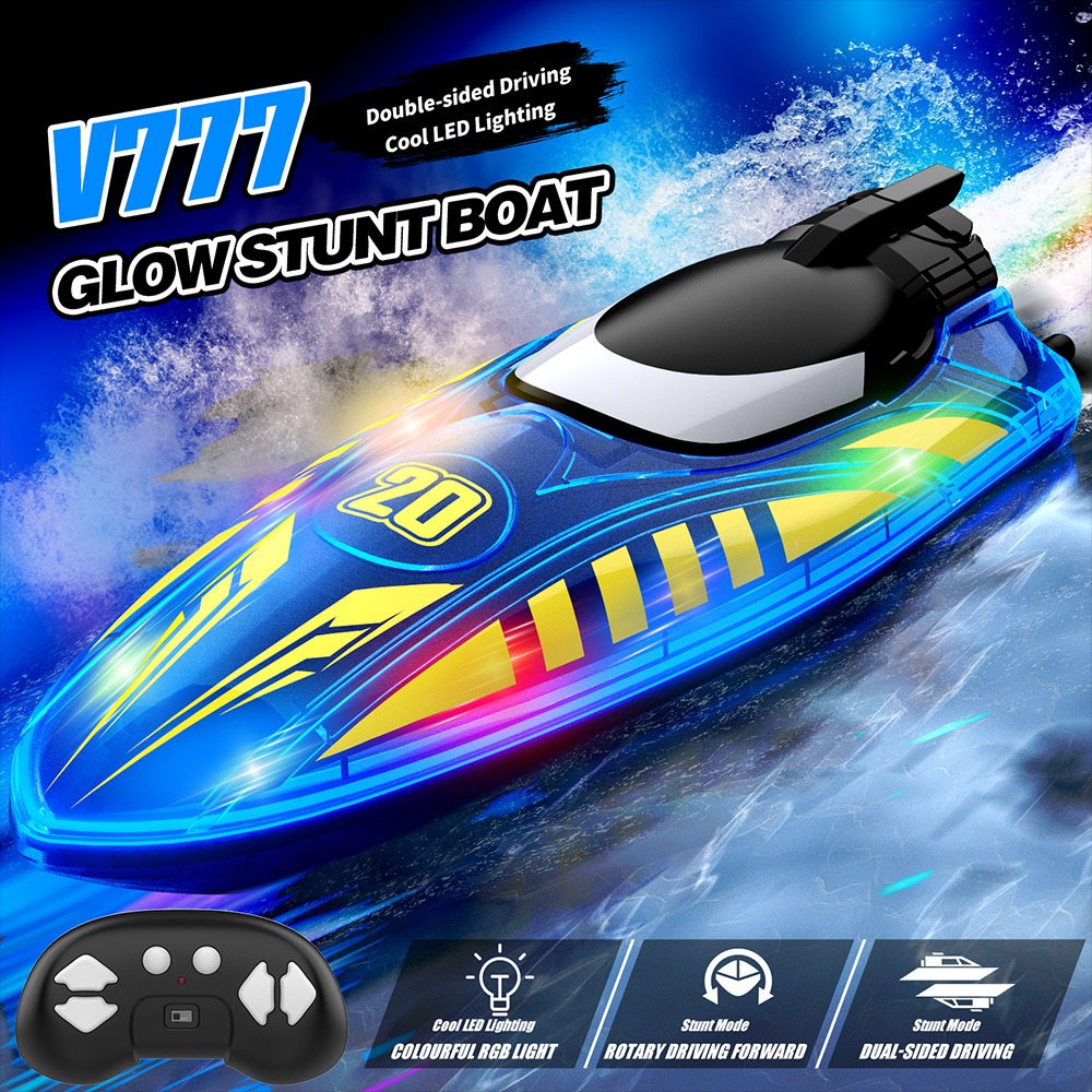 Rc Submarine Water - New Rechargeable RC Boat, Dual Propellers
