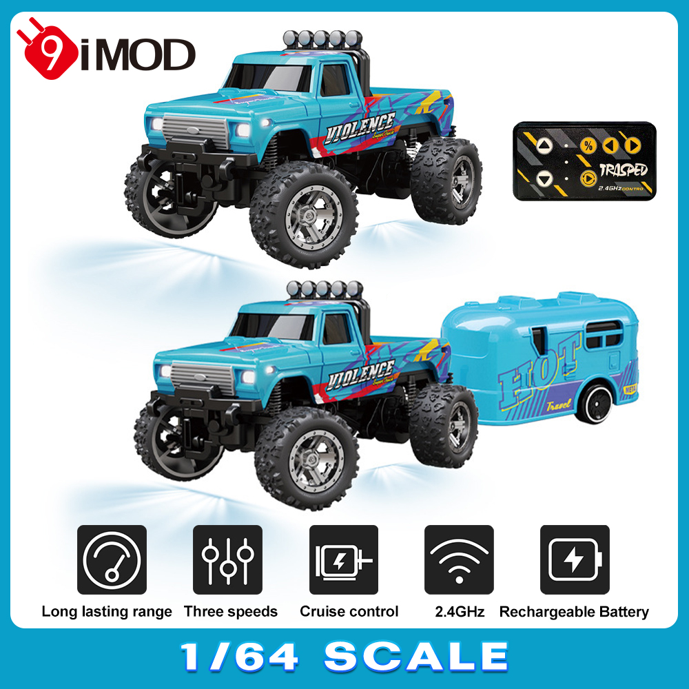 Rc Hobby Dump Truck - 9IMOD 1/64 Mini RC Truck 2.4G