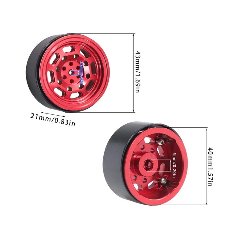 Wheel Rim Rc - 5Mm Hex Metal Locking Wheel Hub