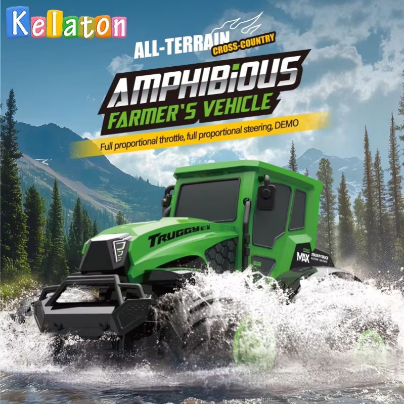 Rc Hobby Dump Truck - 1:14 Scale Amphibious RC Car Full
