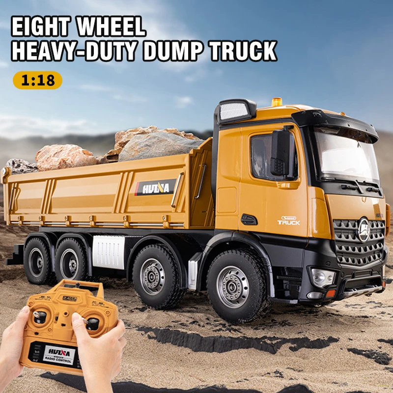 Huina 1536 RC Dump Truck 1/14  - Rc Hobby Excavator reseña y precio