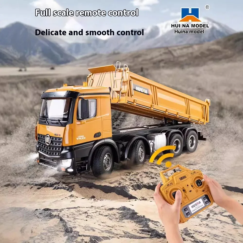 Huina 1536 RC Dump Truck 1/14  - Rc Hobby Excavator reseña y precio