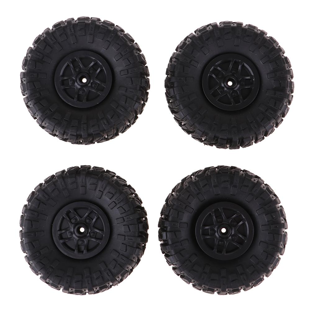 4pcs Black RC Car Tires 1 12 S - Wheel Rim Rc reseña y precio
