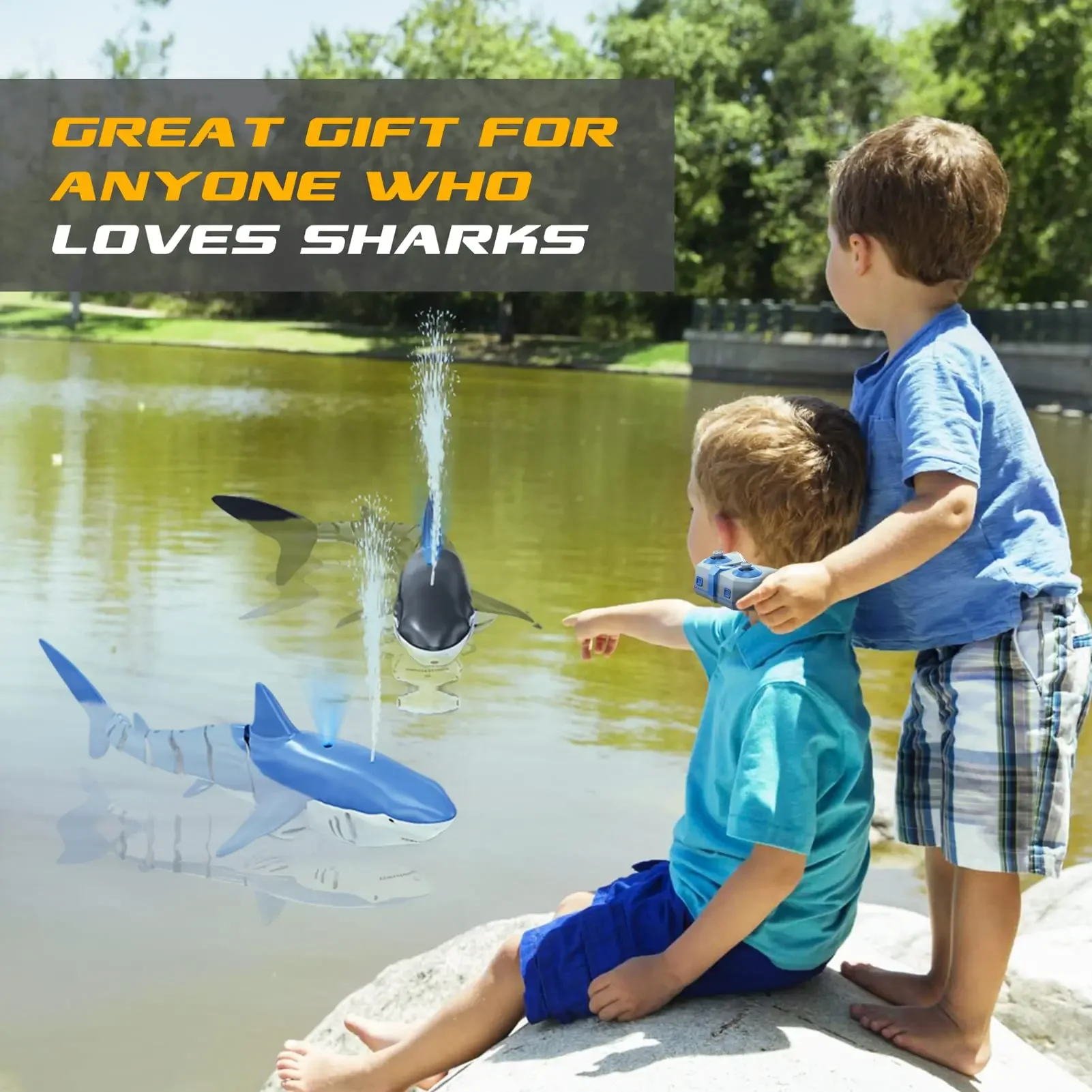 Intelligent Rc Shark Whale Wat - Rc Submarine Water reseña y precio