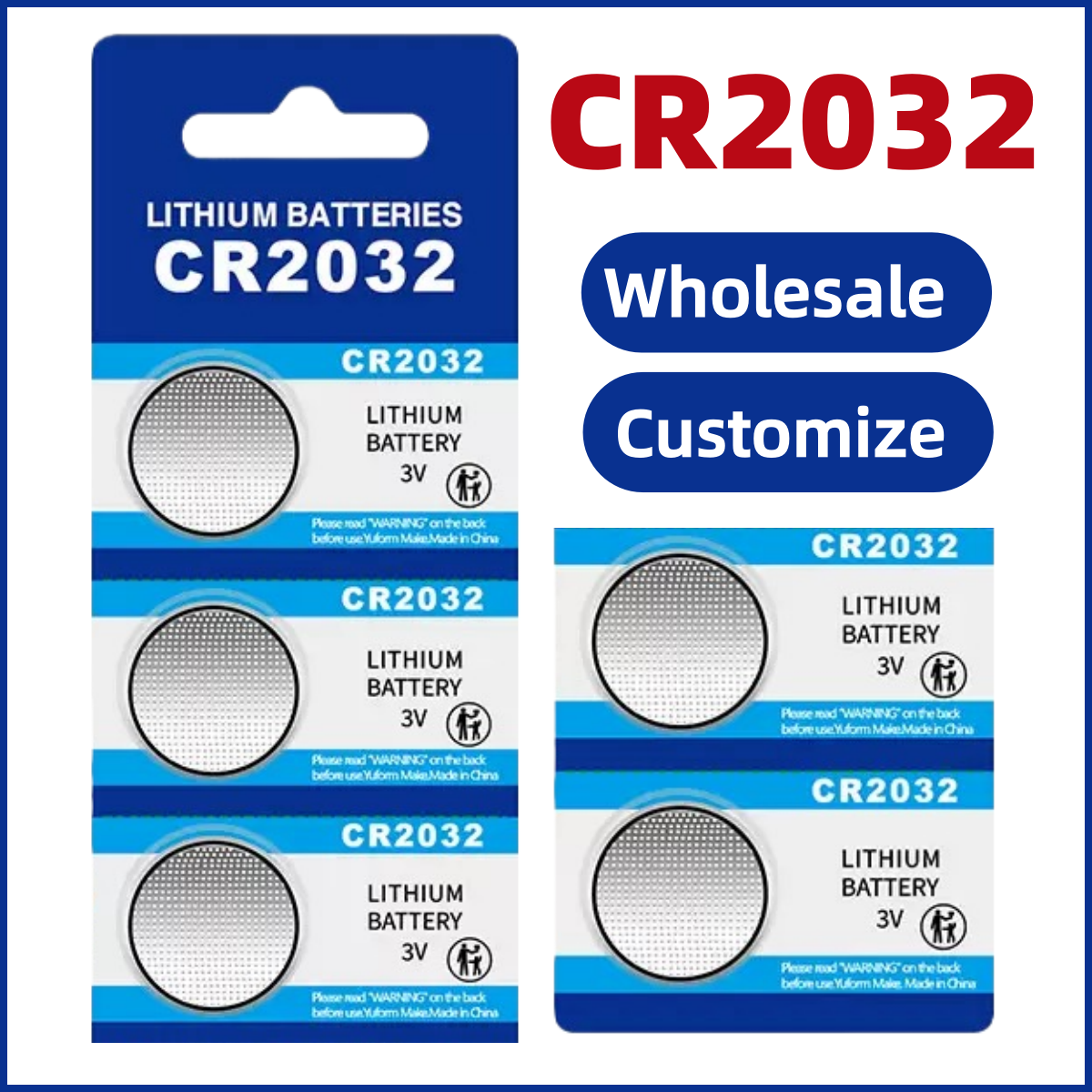 Wholesale 100-1000PCS CR2032 C - Rc Hobby Wholesale reseña y precio