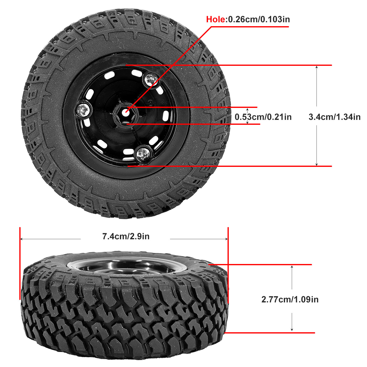 4PCS MN99S Original Tires,Comp - Rc Hobby Vehicles reseña y precio