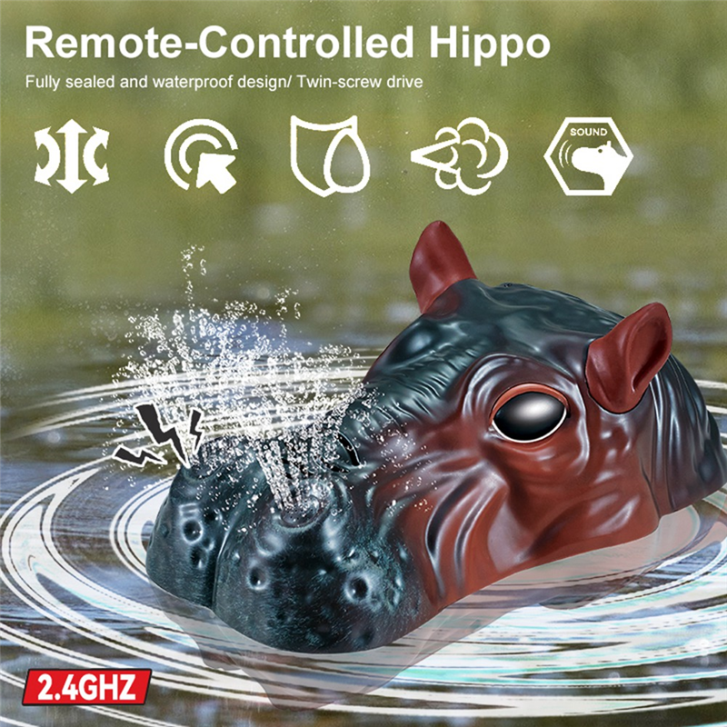 Rc Hippo Boat 2.4G Remote Cont - Rc Submarine Water reseña y precio