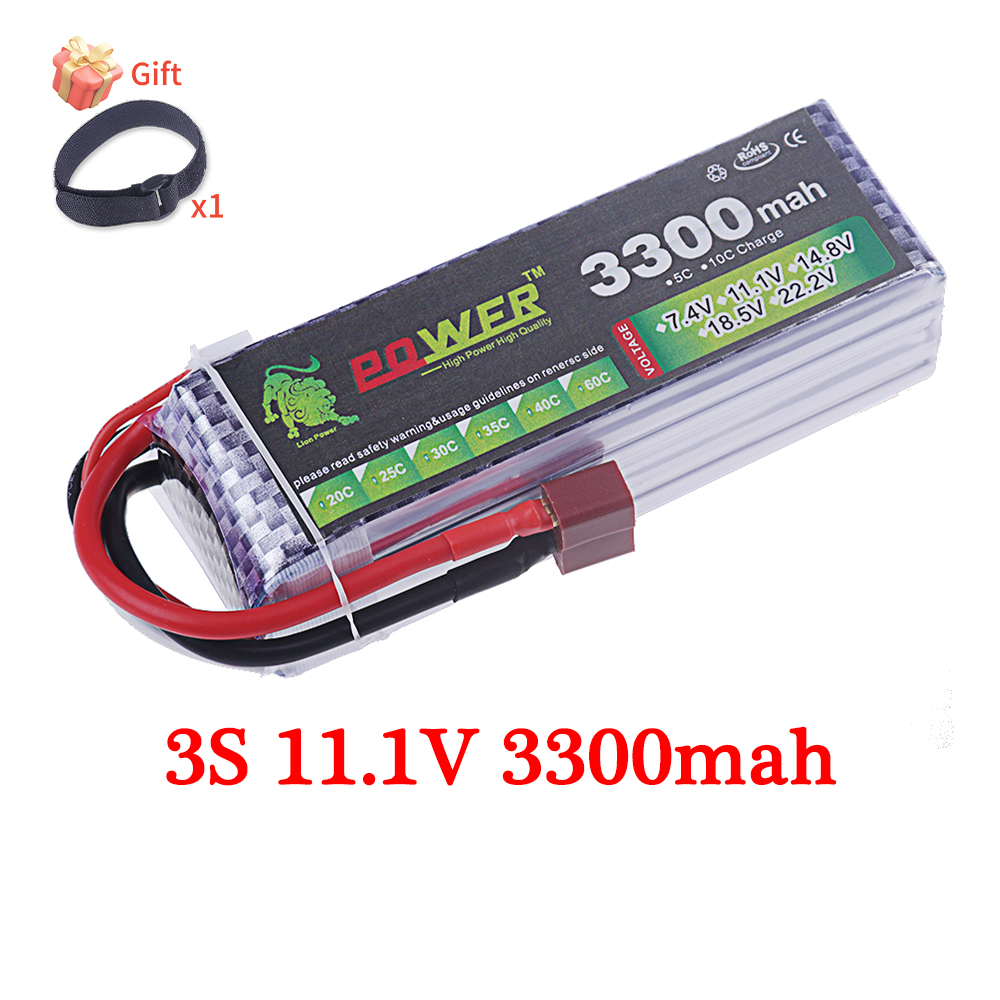 60C Lipo Battery 3300mAh 7.4V  - Rc Hobby Vehicles reseña y precio