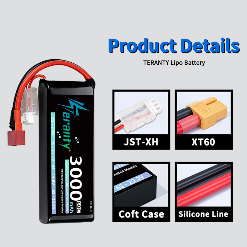 TERANTY 2S 3000mAh Lipo Batter - Rc Hobby Vehicles reseña y precio