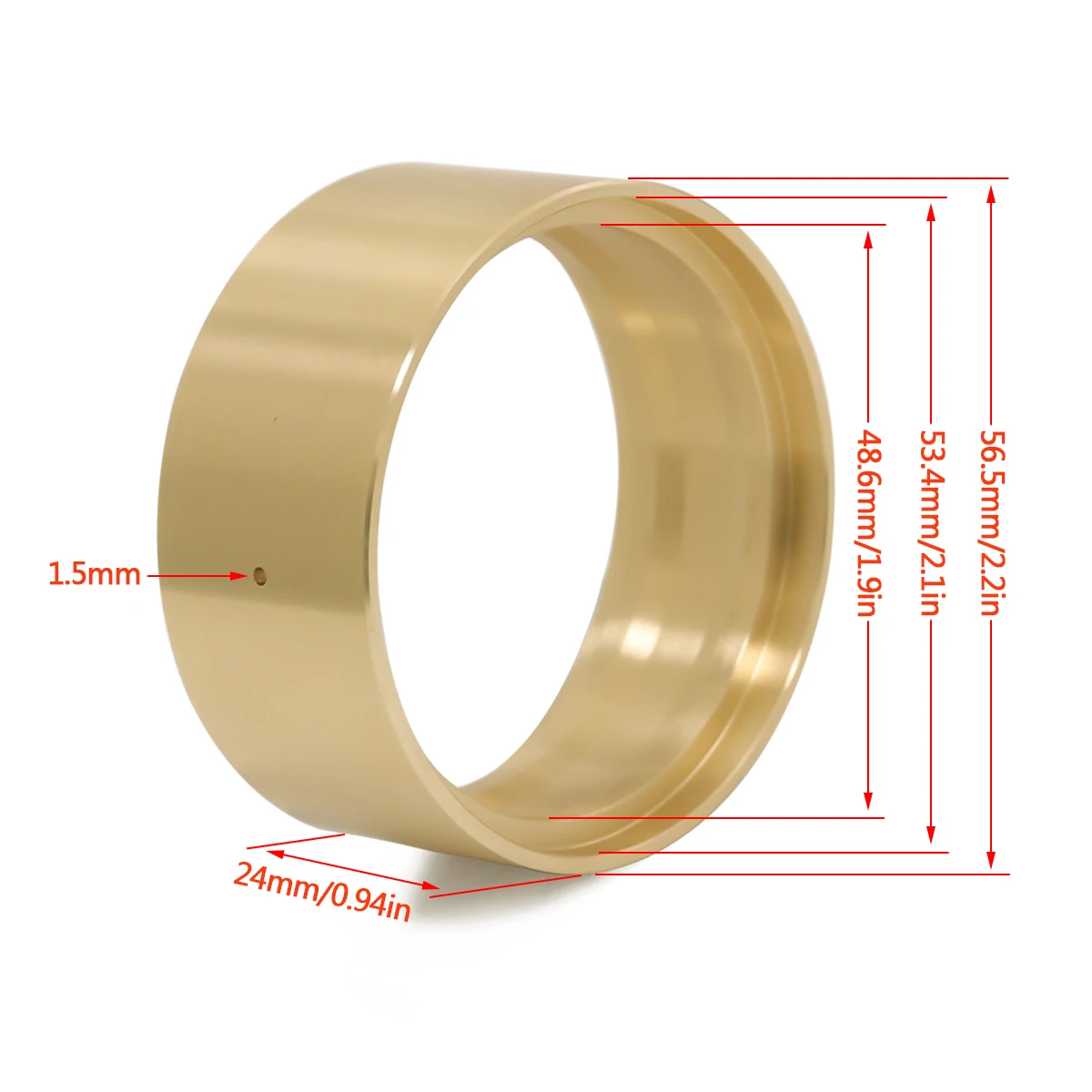 95g/PCS Brass Weights Beadlock - Wheel Rim Rc reseña y precio