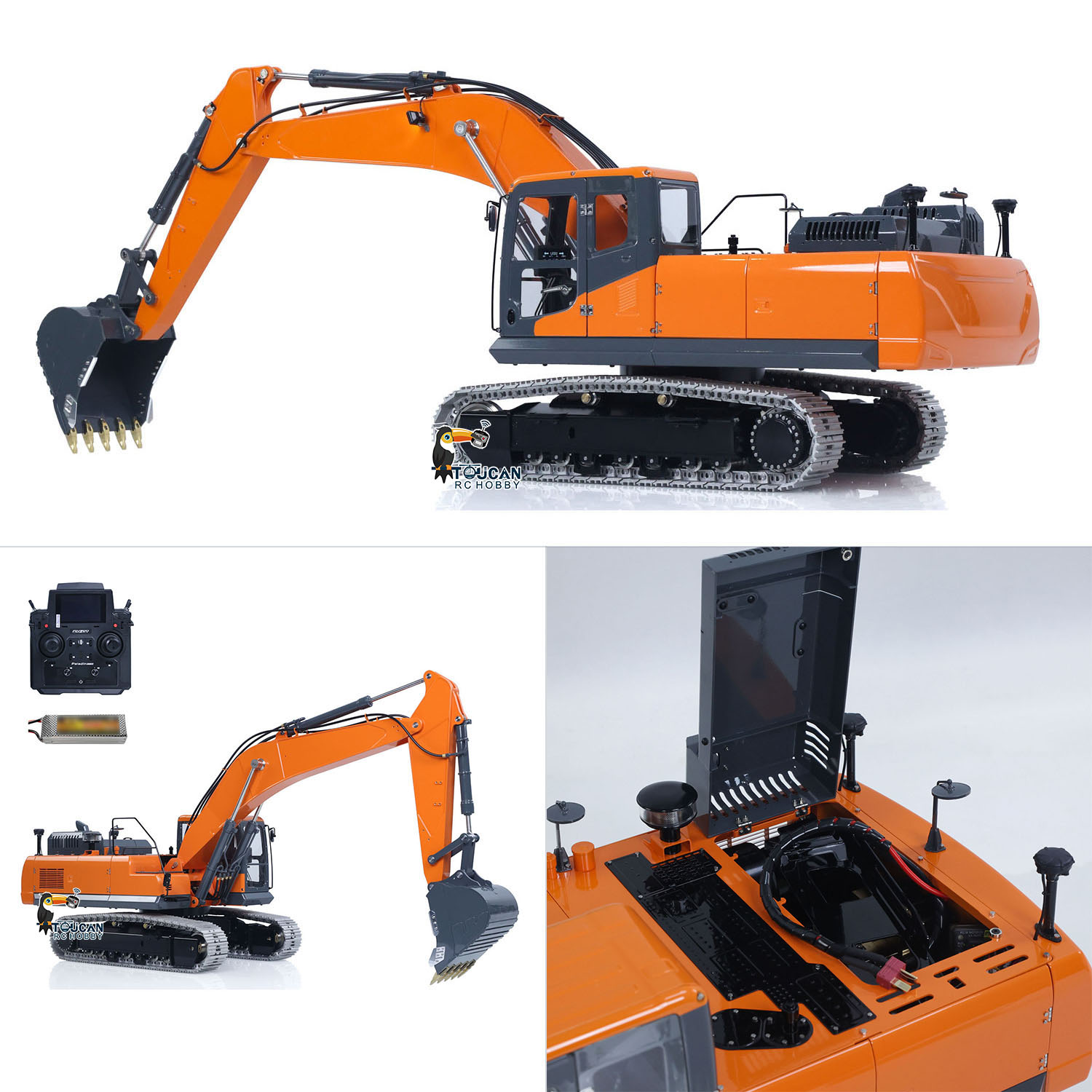 DX350LC LESU 1/14 RC Hydraulic - Rc Hobby Excavator reseña y precio