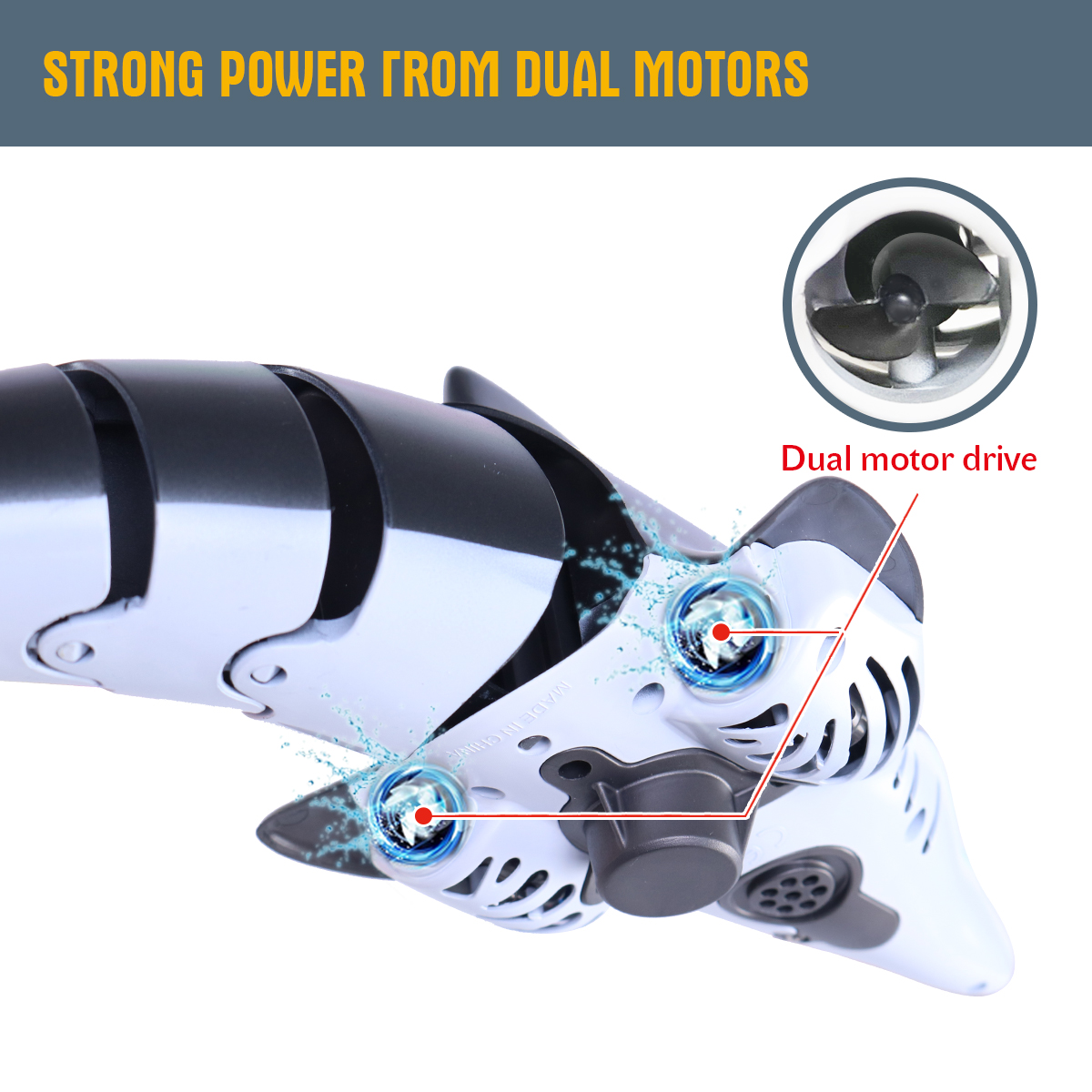 Shark  Rc Dolphin whale Spray  - Rc Submarine Water reseña y precio