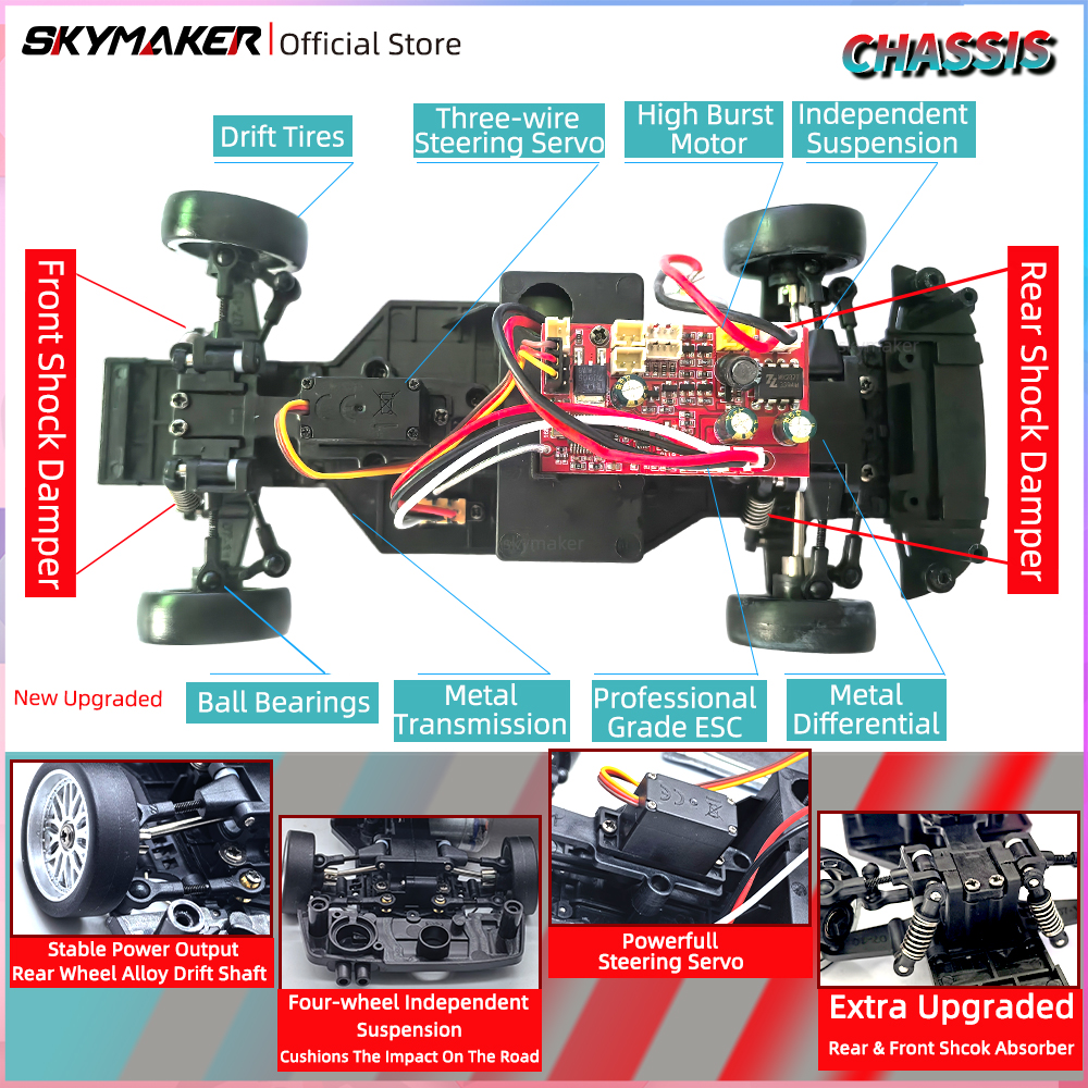 Skymaker 1/18 RC Drift Car LDR - Rc Hobby Horizon reseña y precio