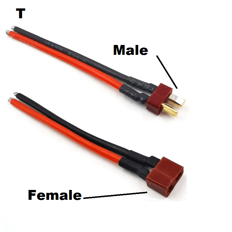 Deans T Connector T Plug Male  - Rc Hobby Wholesale reseña y precio