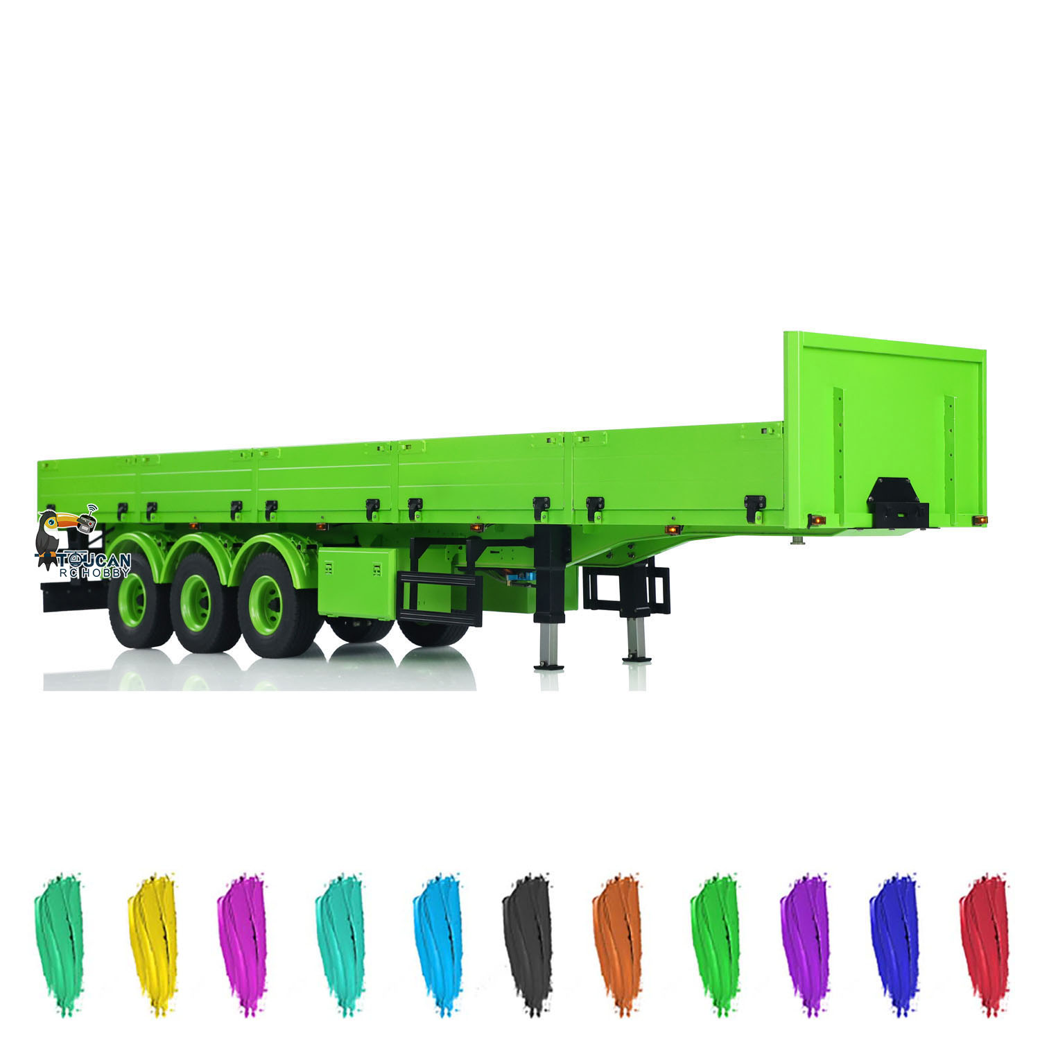 NEW 1/14 Metal Semi Trailer 3  - Rc Hobby Dump Truck reseña y precio