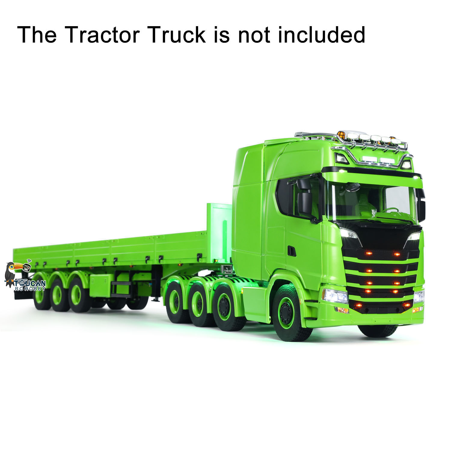 NEW 1/14 Metal Semi Trailer 3  - Rc Hobby Dump Truck reseña y precio