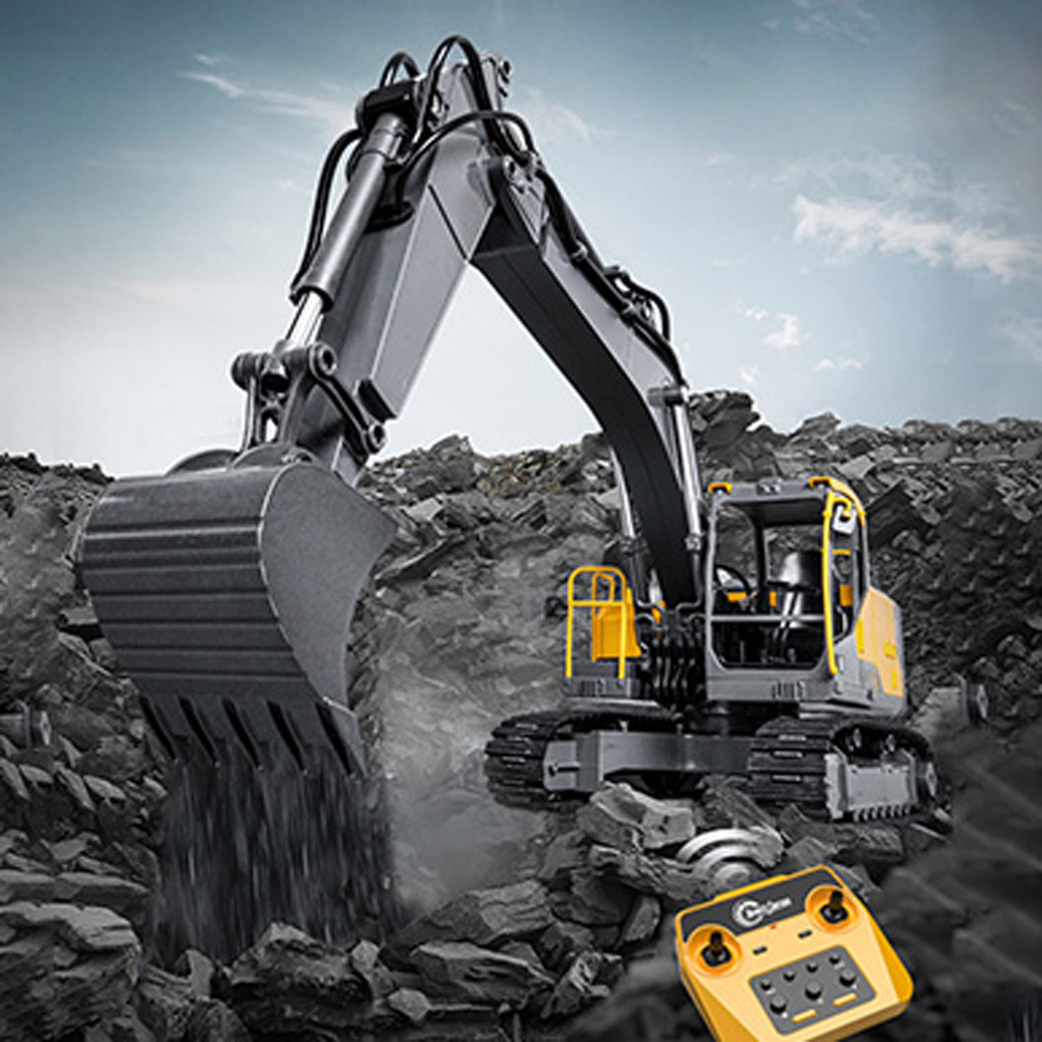 1/16 DoubleE E598 003 Electric - Rc Hobby Excavator reseña y precio