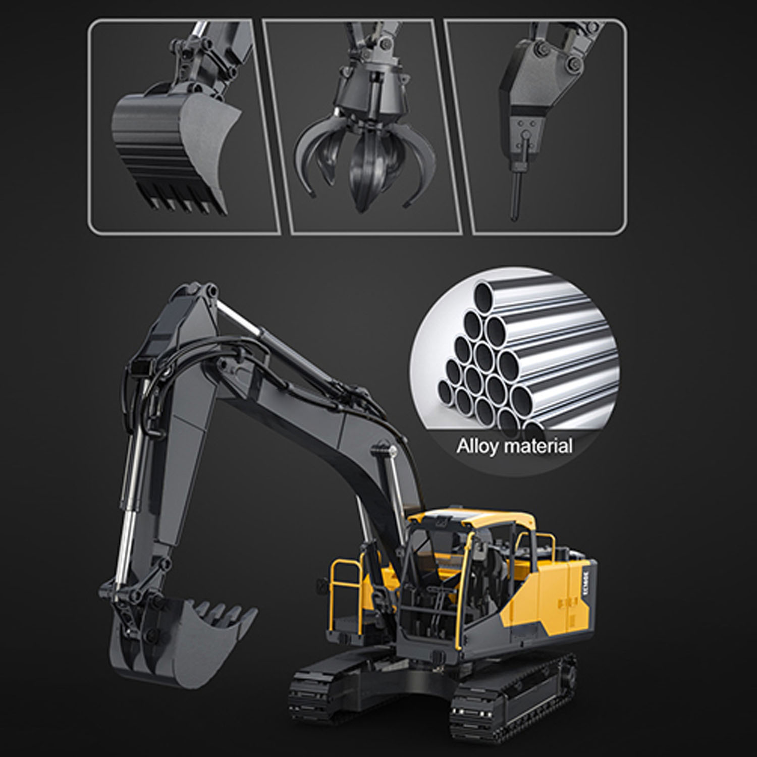 1/16 DoubleE E598 003 Electric - Rc Hobby Excavator reseña y precio