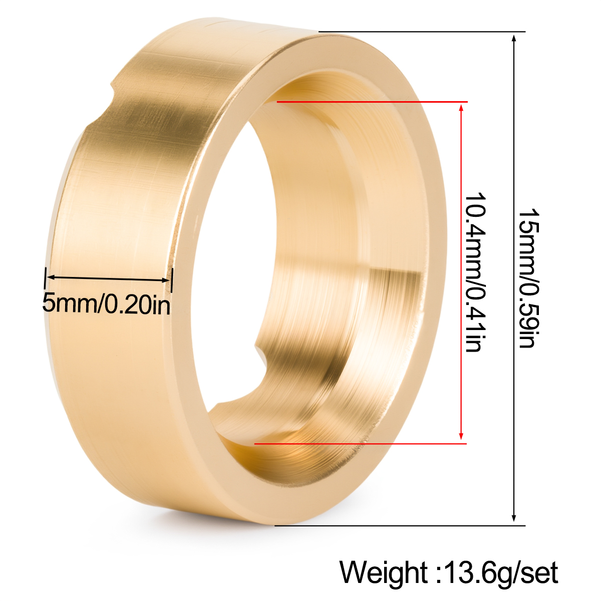 4Pcs Brass Wheel Weights Fit 0 - Wheel Rim Rc reseña y precio