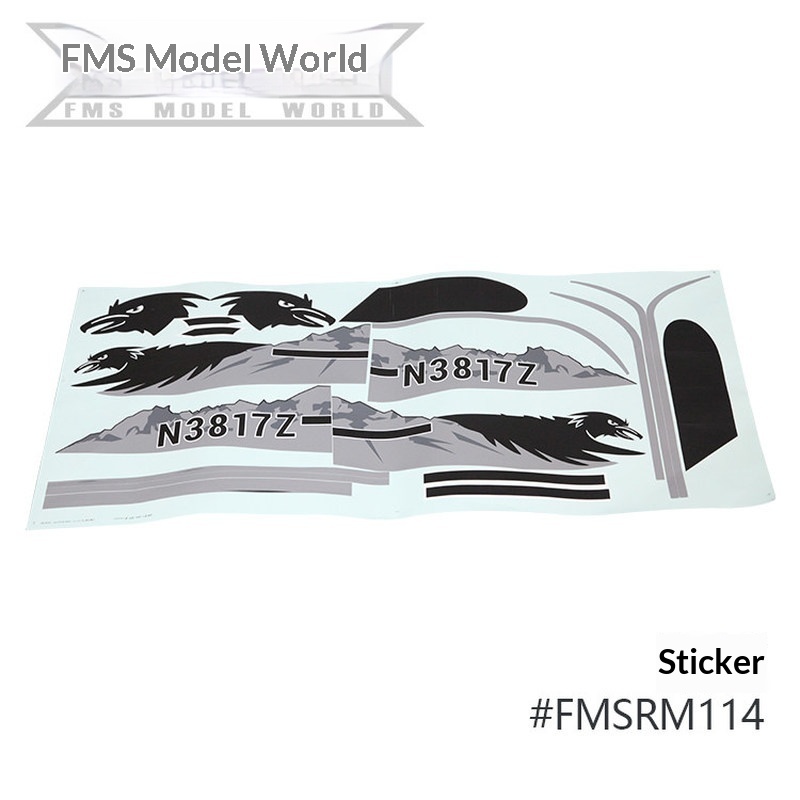 FMS RC Plane Decals For 1700mm - Rc Hobby Vehicles reseña y precio