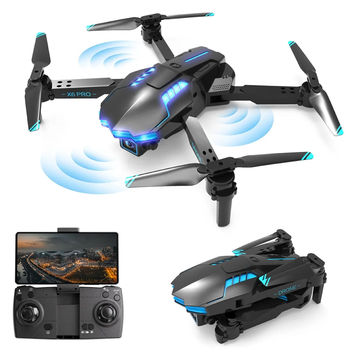 KBDFA X6 PRO Drone With Camera - Rc Hobby Wholesale reseña y precio