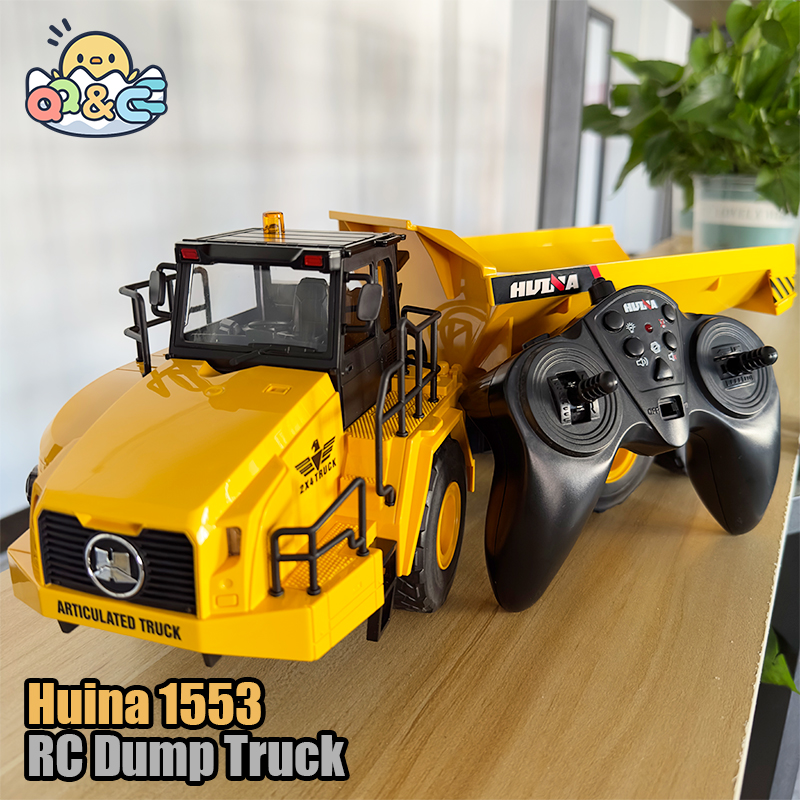 1/18 Rc Truck Dumper Huina 155 - Rc Hobby Excavator reseña y precio