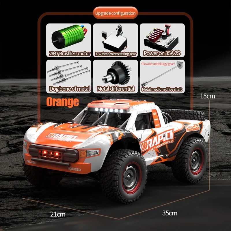 JJRC Q130 1:16 70KM/H 4WD RC C - Rc Hobby Dump Truck reseña y precio