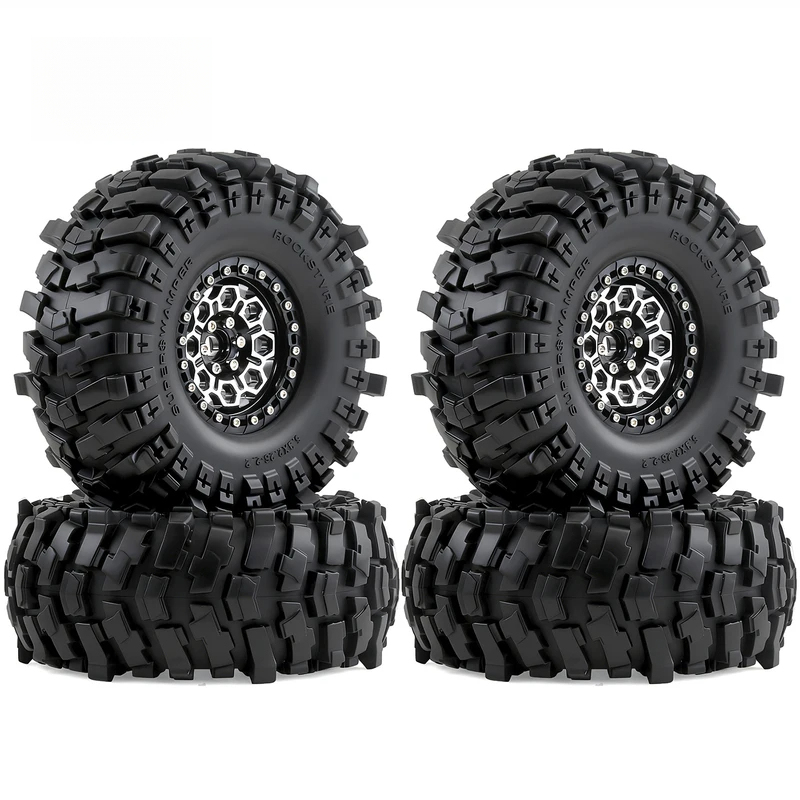 4Pcs 2.2 RC Crawler Tires and  - Wheel Rim Rc reseña y precio