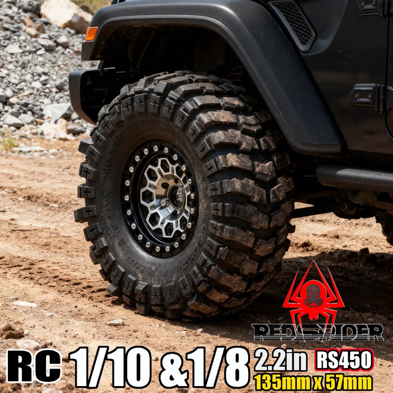 4Pcs 2.2 RC Crawler Tires and  - Wheel Rim Rc reseña y precio