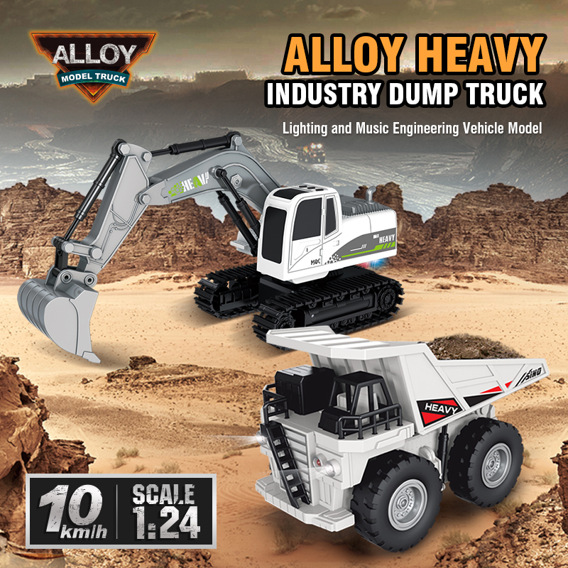 11Ch Alloy Rc Excavator 1:24 R - Rc Hobbyking Shop reseña y precio