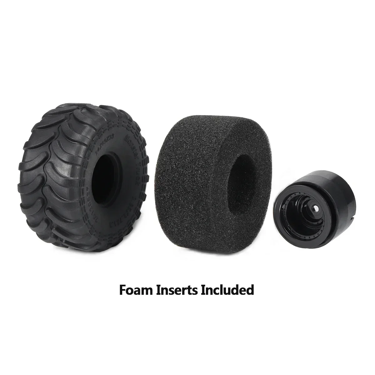 4pcs Monster Truck Tires with  - Wheel Rim Rc reseña y precio