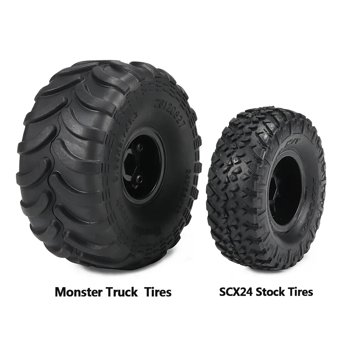 4pcs Monster Truck Tires with  - Wheel Rim Rc reseña y precio