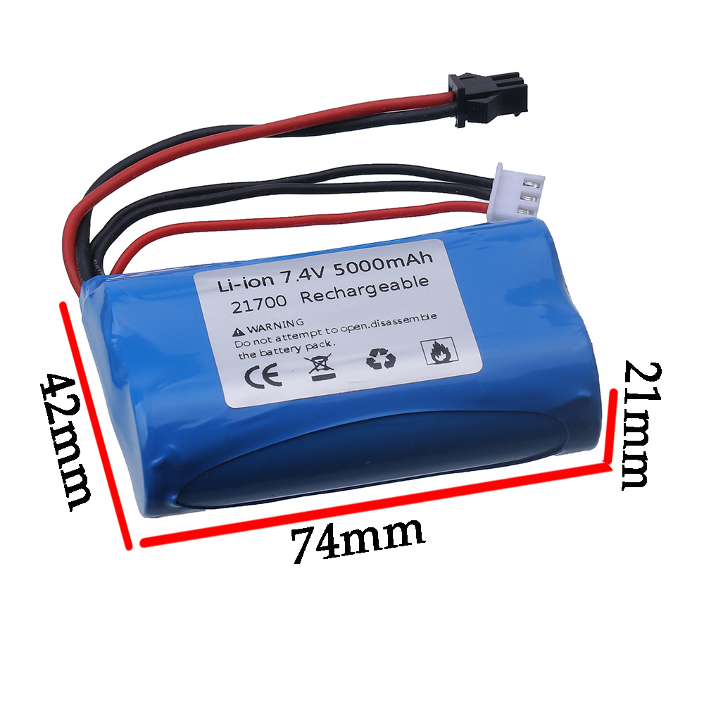 (SM Plug) 7.4V 5000mAH 21700 L - Rc Hobby Wholesale reseña y precio