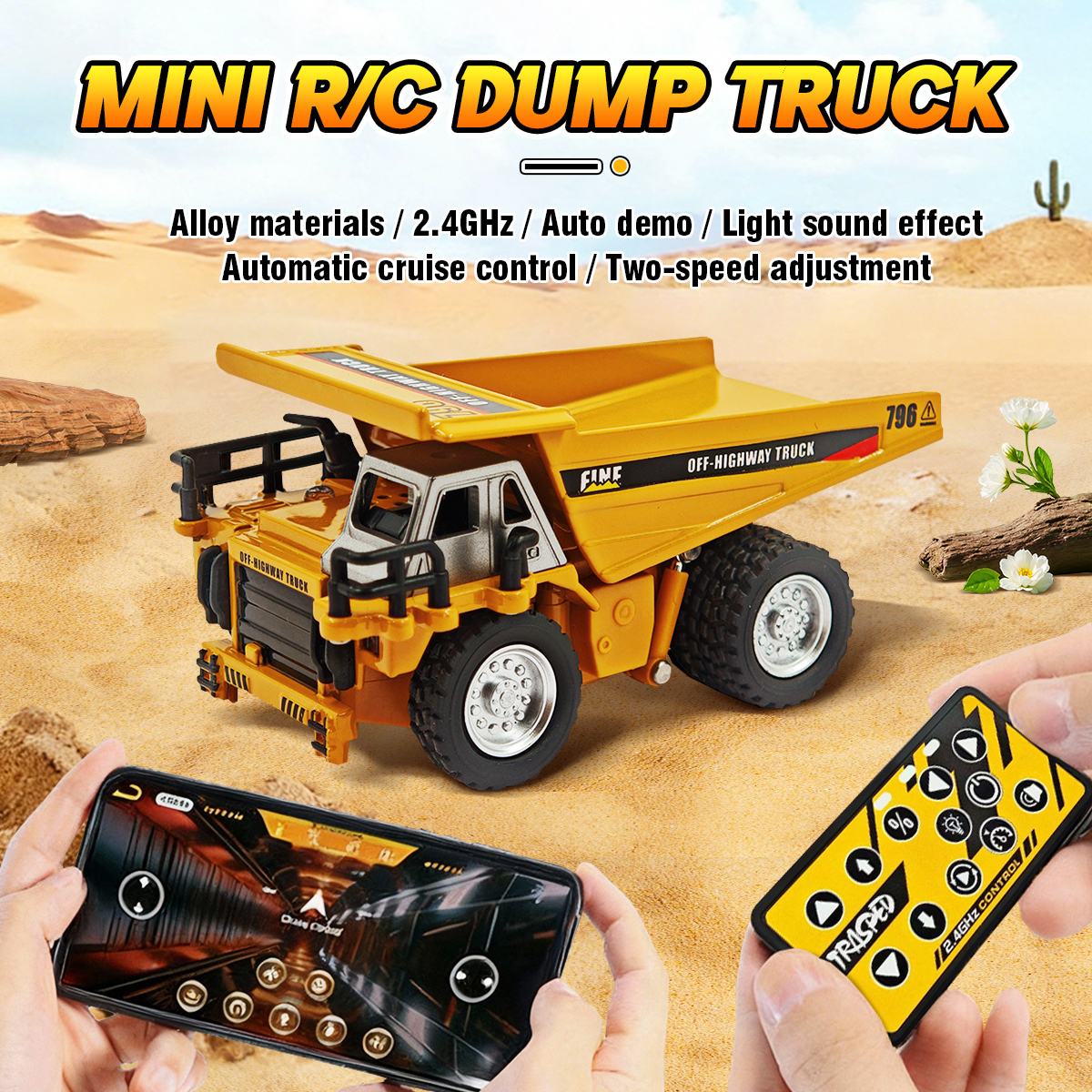 1:64 4Wd Desktop Rc Car Alloy  - Rc Hobbyking Shop reseña y precio