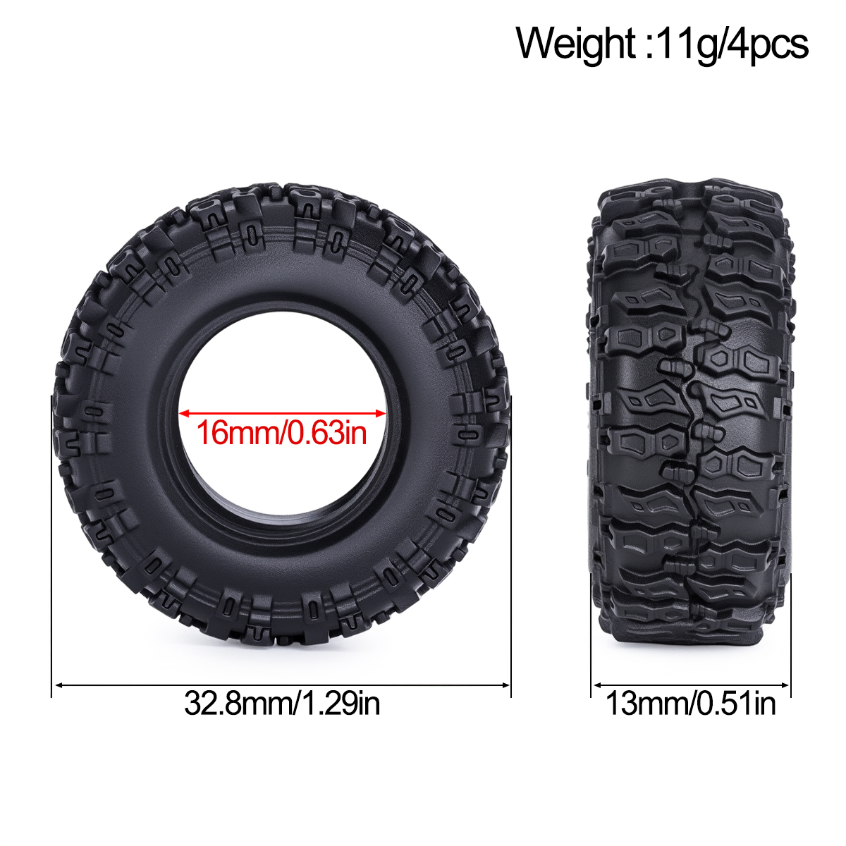 0.7'' Aluminum 5-Spokes Beadlo - Wheel Rim Rc reseña y precio