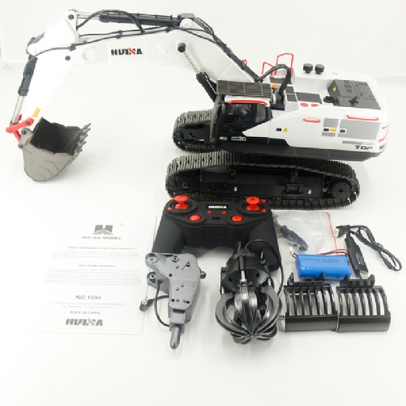 Huiner 1594 1/14 2.4GHz RC sim - Rc Hobby Excavator reseña y precio