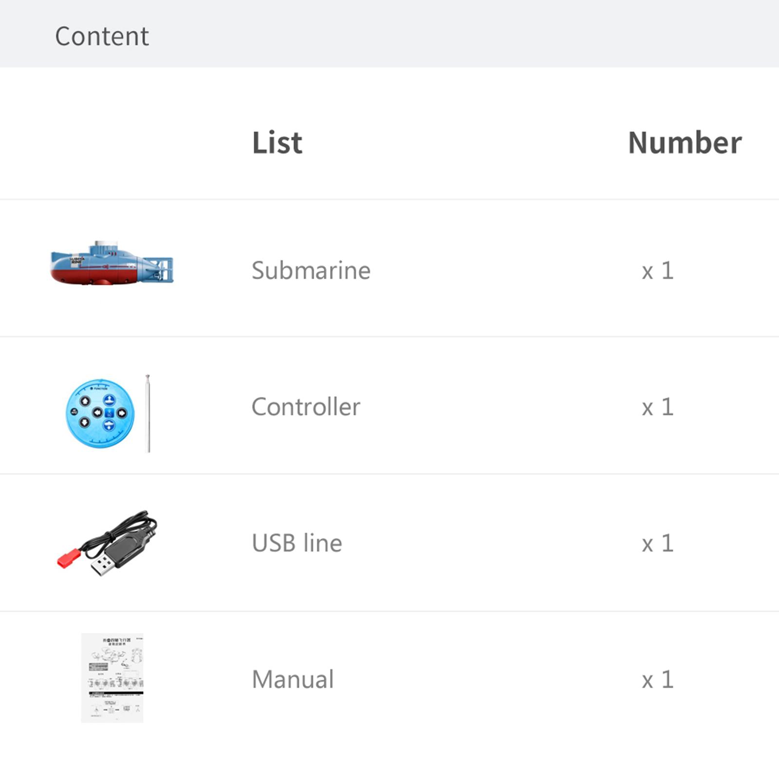 Underwater Mini RC Submarine S - Rc Submarine Water reseña y precio