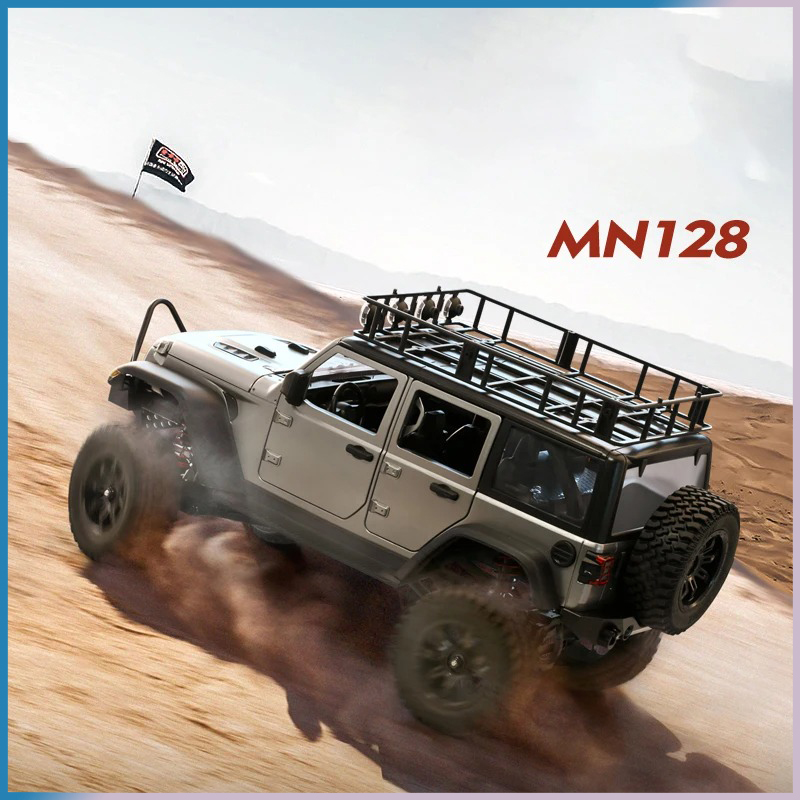 RC Crawler 4x4 Car MN128  2.4G - Rc Hobby Horizon reseña y precio
