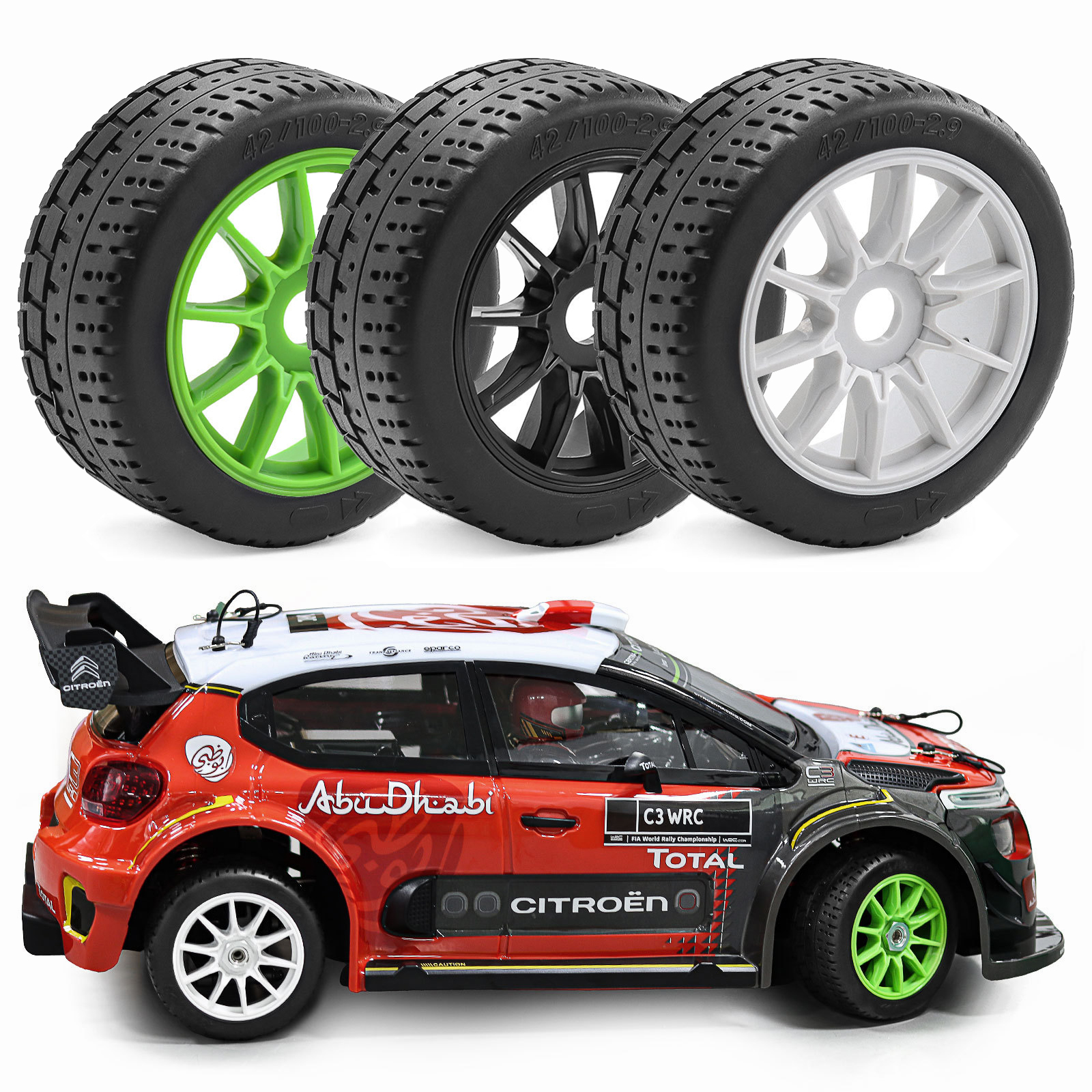 4pcs 100*44mm RC Wheel Rim & T - Wheel Rim Rc reseña y precio