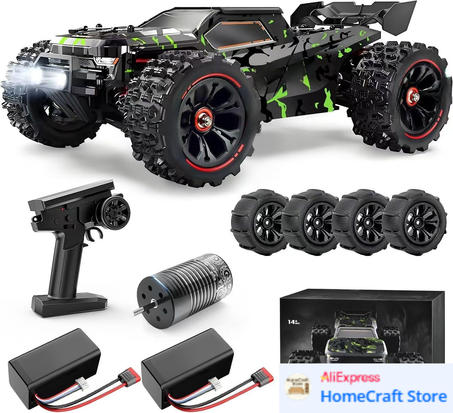 1/14 Brushless RC Cars for Adu - Rc Hobby Dump Truck reseña y precio