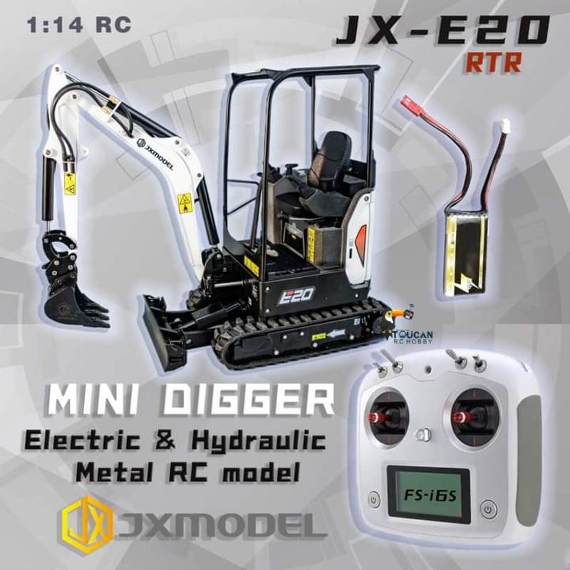 RTR JX E20 RC Mini Excavator 1 - Rc Hobby Excavator reseña y precio