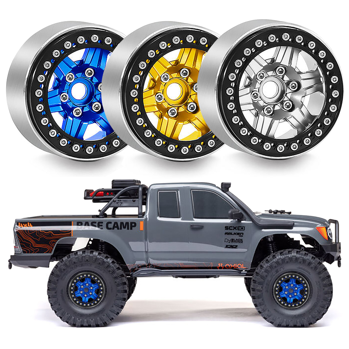 4pcs CNC 1.9 inch Alloy Beadlo - Wheel Rim Rc reseña y precio
