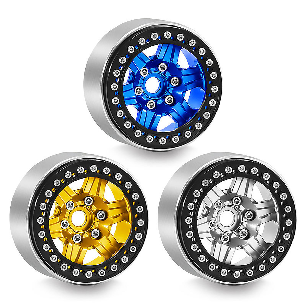 4pcs CNC 1.9 inch Alloy Beadlo - Wheel Rim Rc reseña y precio